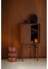 Hnedá skrinka v dekore orecha s posuvnými dverami 62x125x45 cm Morrison – Dutchbone