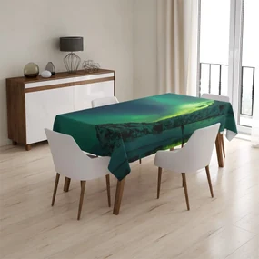 Sablio Obrus Zelená žiara - 90x90 cm