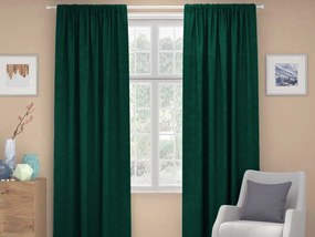 XPOSE® Zatemňujúci záves ZEUS - tmavo zelený 140x160 cm