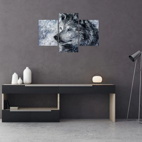 Obraz - Kreslený vlk (90x60 cm)