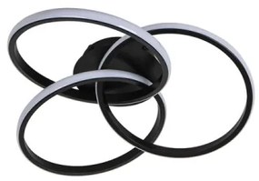 LED Stmievateľné stropné svietidlo LED/70W/230V 3000-6500K čierna +diaľkové ovládanie