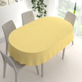 Biante Teflónový oválny obrus - Paris TF-121 Svetlo žltý 140x180 cm