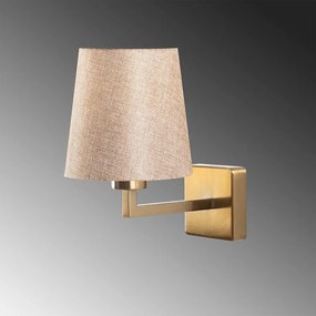 Nástenné svietidlo v béžovo-zlatej farbe ø 18 cm Profil – Opviq lights