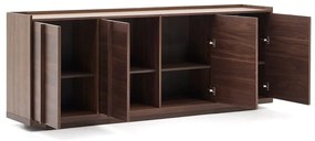 Hnedá komoda v dekore orecha 200x80x45 cm Onix – Kave Home