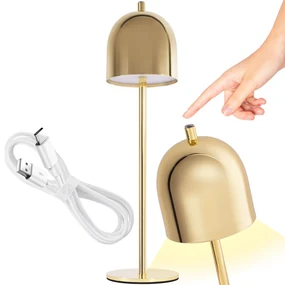 Toolight Toolight, bezdrôtová nočná USB lampa APP1357-T, zlatá matná, OSW-08620