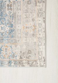 TA Koberec G549E BIELA/D_MODRÁ IDAHO HIL Rozmer: 80x150 cm