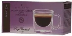 Luigi Bormioli termo hrnčeky na espresso INDIA 85 ml, 2 ks