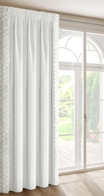 ZATEMŇOVACÍ ZÁVES NA PÁSKE EVA MINGE ROSES14 140X270 CM KRÉMOVÁ