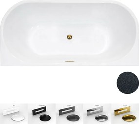 Besco Akrylátová voľne stojaca vaňa Vica NEW Glam G CC/SP 150x80 (160x80, 170x80), s prepadom BESCO-Typ výpuste: Alcaplast Click-Clack so štrbinovým …