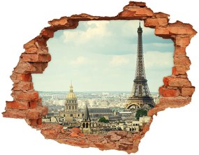 Foto fotografie diera na stenu Eiffelova veža v paríži nd-c-120415657
