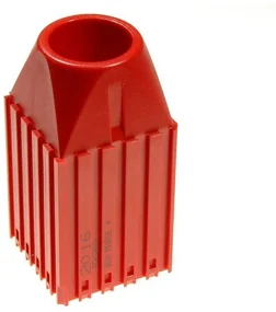 Plastový box pre nástroj s kužeľovou stopkou MORSE M4, modul 5x5, 1 dutina, červená