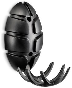 Čierny nástenný háčik Bug – Spinder Design