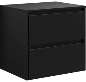 Kúpeľňová skrinka TRONDHEIM pre umývadlo 60 cm čierna