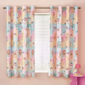 Ružový detský záves 2 ks 168x183 cm Forever Together – Catherine Lansfield