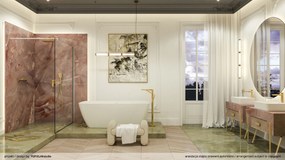Deante Sprchová zástena Walk-In Kerria Plus 120 cm - KTS 032P - bez vaničky