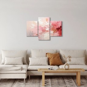 Obraz - Ružový abstrakt (90x60 cm)