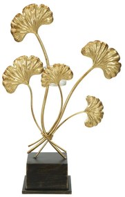 Svietnik v zlatej farbe Mauro Ferretti Oasis