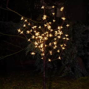 Solárny LED stromček Tree, 0,1w, 3000k, RGB