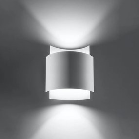 Sollux Lighting Nástenné svietidlo IMPACT biele