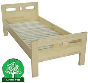 Posteľ Prezydent 90X200 D. prírodná borovica