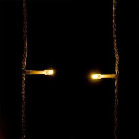 Vianočné LED osvetlenie - 10 m, 100 LED, teple biele