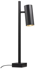 NORDLUX Dizajnová kovová stolová lampa na čítanie ALANIS, 1xGU10, 15W, čierna