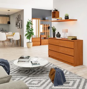 Komoda Keanu (jelša). Akcia -42%. Vlastná spoľahlivá doprava až k Vám domov. 1117149
