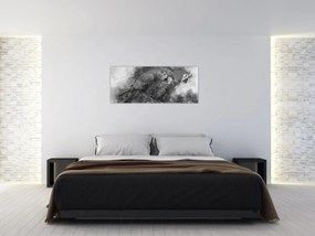 Obraz - Akvareloví papagáje (120x50 cm)