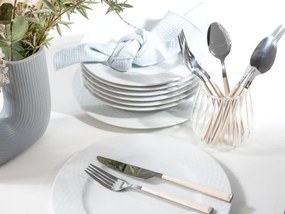 Sada tanierov (12 dielov) Polo, biela