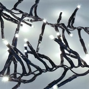 Solight 1V11-W Vianočná LED reťaz s diaľkovým ovládaním Cluster 576 LED, studená biela, 5 m
