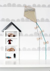 Zrkadlo Šarkan do detskej izby – akrylové zrkadlo z dreva 32x21 cm