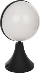 Exteriérové svietidlo Circulo, 1x biele plastové tienidlo, b