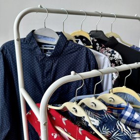 Stojan na oblečení BAGRUS bílý