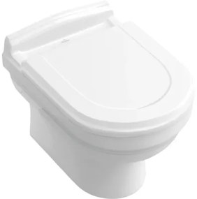 Villeroy & Boch WC s hlbokým splachovaním Hommage biele závesné na stenu s povrchovou úpravou 6661B0R1