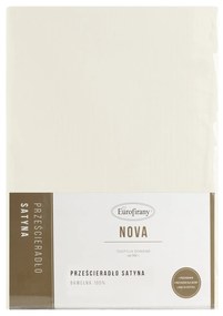 MAKOSATÉNOVÉ PRESTIERADLO NOVA 160X210 CM KRÉMOVÉ