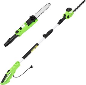 2v1 tyčová reťazová píla/nožnice na živý plot 25/41 cm 710/550W