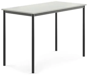 Stôl BORÅS, 1400x700x900 mm, laminát - šedá, antracit