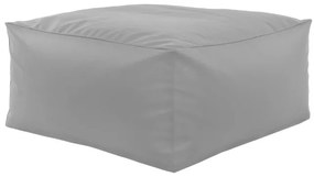 Taburetka svetlosivá kocka ekokoža