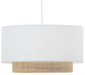 Biele/v prírodnej farbe látkové tienidlo ø 60 cm Erna – Kave Home