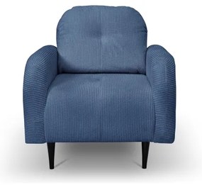 Čalúnené kreslo CLOUDY, modré