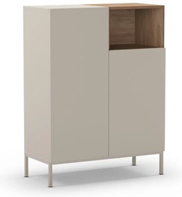 Krémová skrinka 90x120 cm Cailin – Marckeric