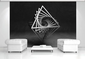 Fototapeta - Geometria 3D (254x184 cm)