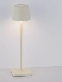 Vonkajšia stolová lampa Deck biela