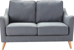 Pohovka Venuste denim blue/brown pre 2 osoby