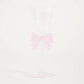 Pohár na stopke BOWY s mašľou 762376 200 ml