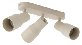 Zaoblené stropné bodové svetlo béžové GU10 50 mm 3-svetlo - Stanley
