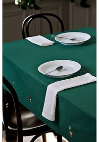 Obrus s vianočným motívom s prímesou bavlny 150x270 cm Christmas Fable – JUNA