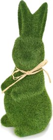 Dekoratívna figúrka POLY v tvare veľkonočného zajaca, zelená 883038