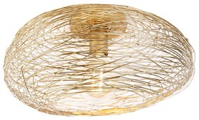 Inteligentné stropné svietidlo zlaté oválne vrátane Wifi G95 - Sarella