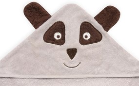 Babymatex Bavlnená osuška pre bábätko s kapucňou Jimmy 80x80cm - Panda